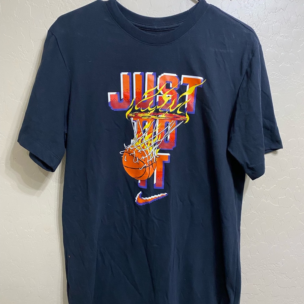 Nike Just Do It Basketball Black Dri-FIT Unisex Women’s Men’s Tee